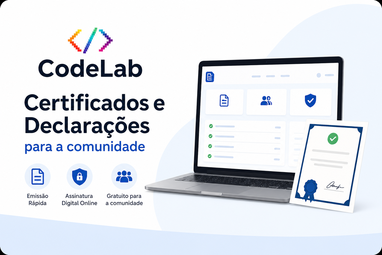 Sistema de Emissão de Certificados e Declarações para a Comunidade